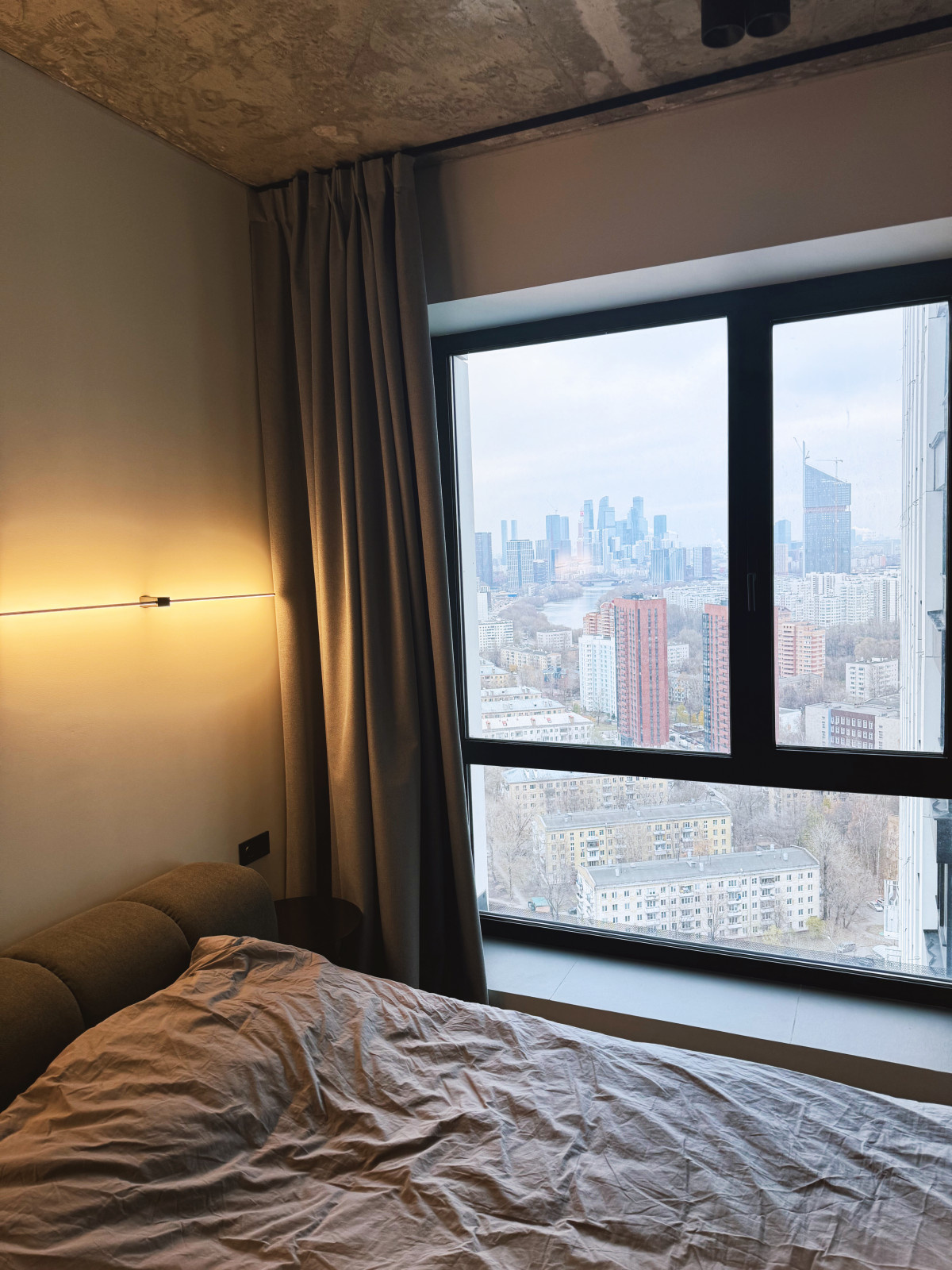 Дизайн-проект однокомнатной квартиры в ЖК Wellton Towers в Москве