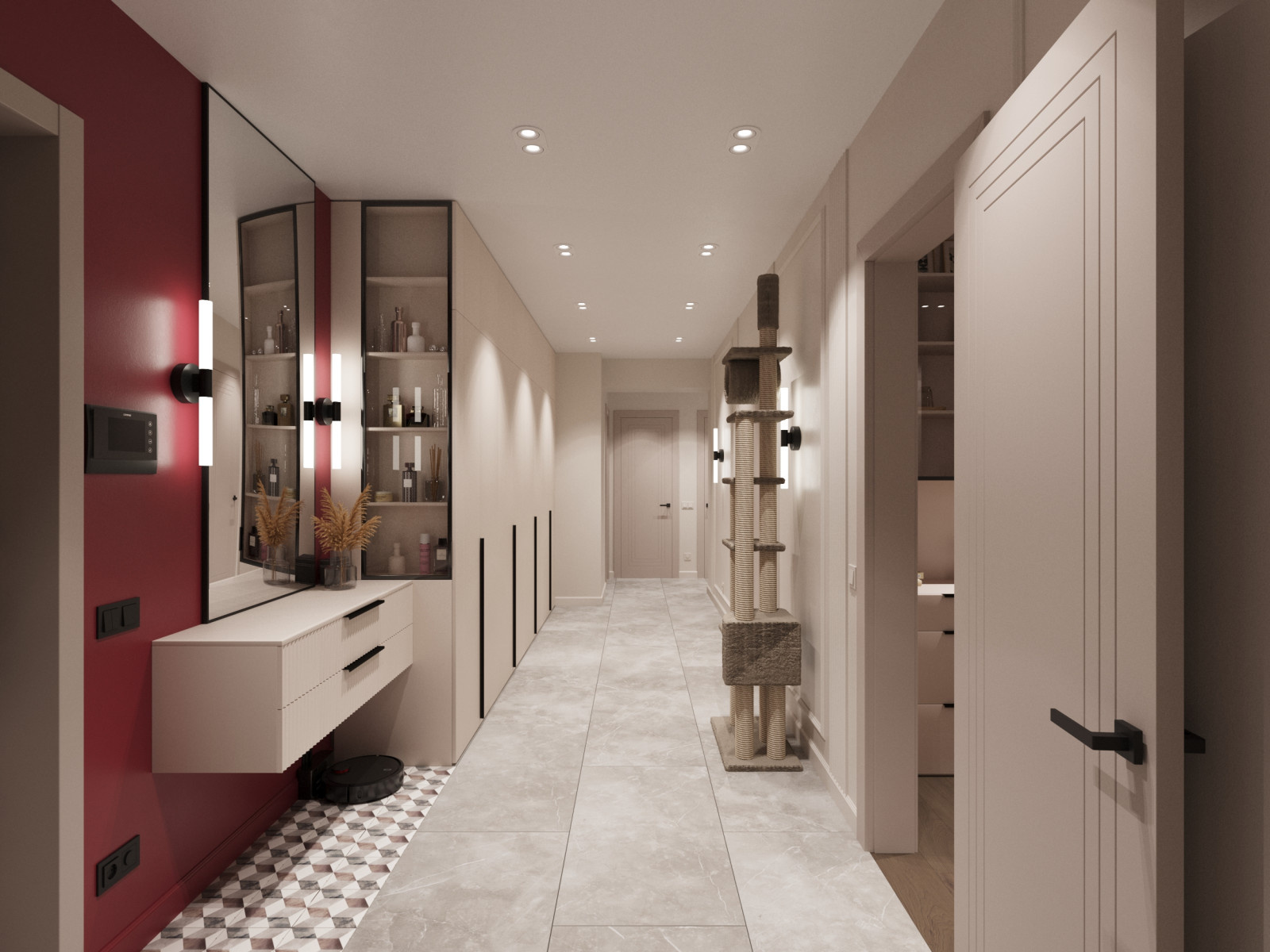 Дизайн проект квартиры 90 м2 с детской комнатой