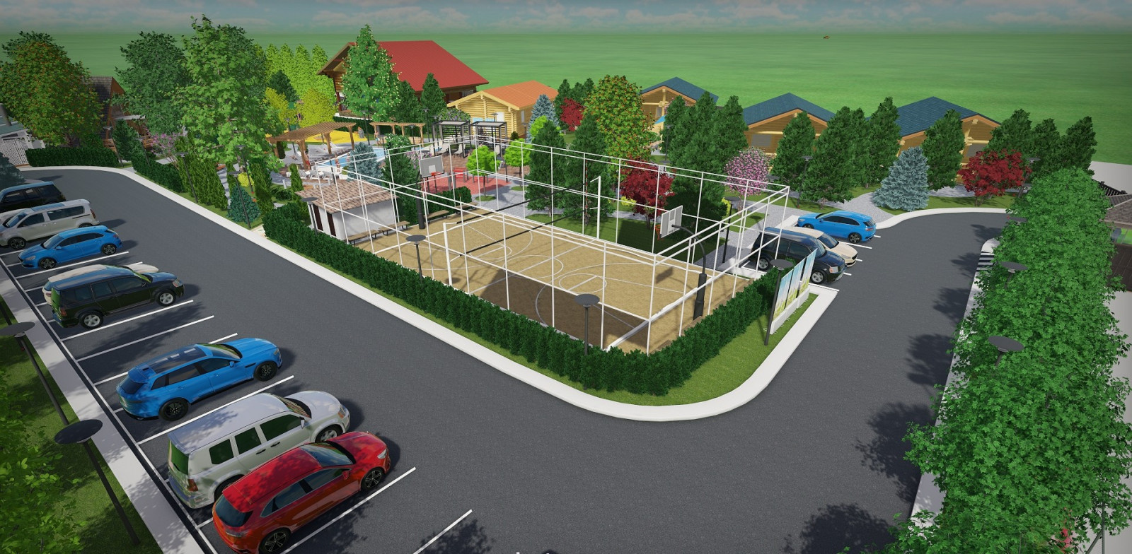 Проект гостиничного комплекса площадью 64 сотки