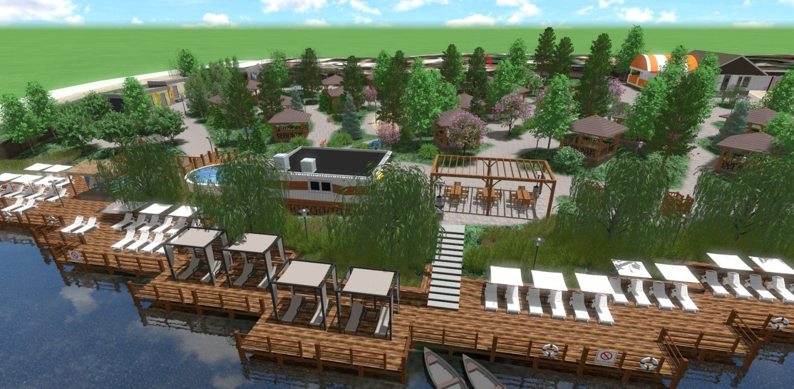 Баса отдыха. Кумжинской роща, берег Дона