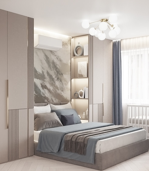 Проект спальни,12 м2