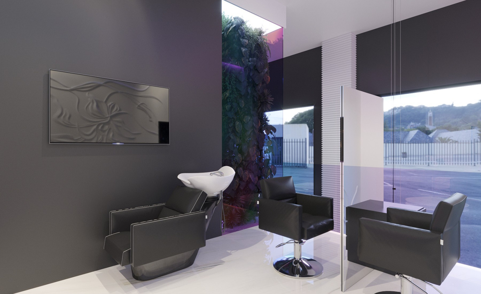Minimalist Beauty Salon Interior Design