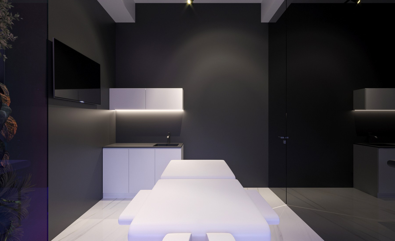Minimalist Beauty Salon Interior Design