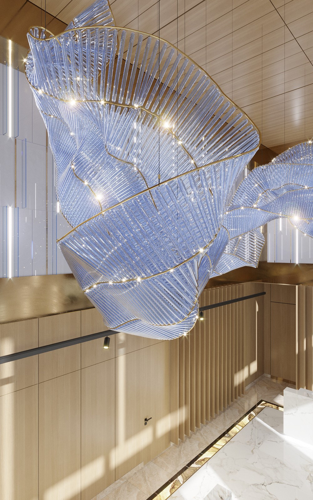 Residential Reception Lobby Design in Dubai