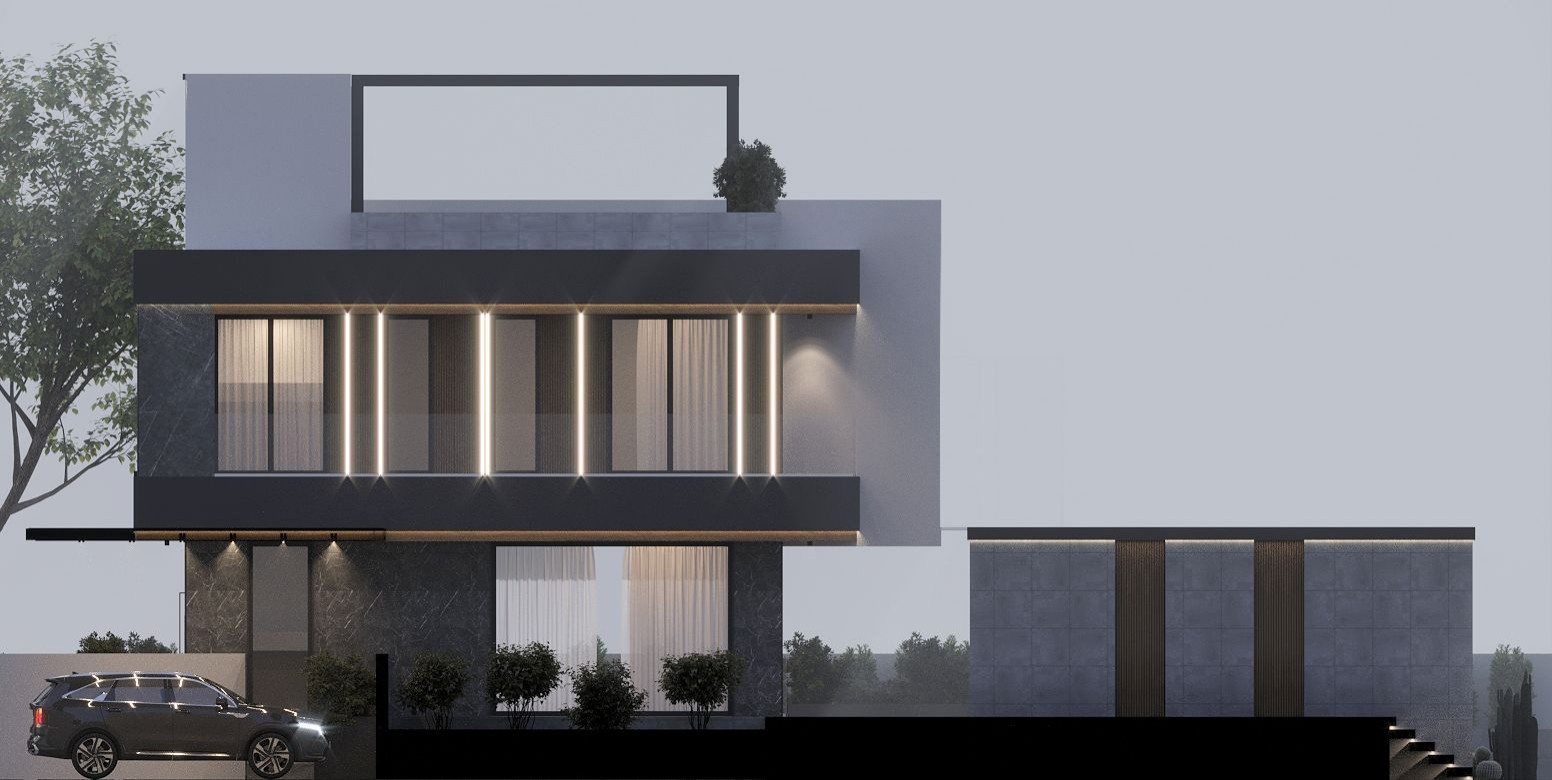 Cottage Facade Design in Peyia, Cyprus