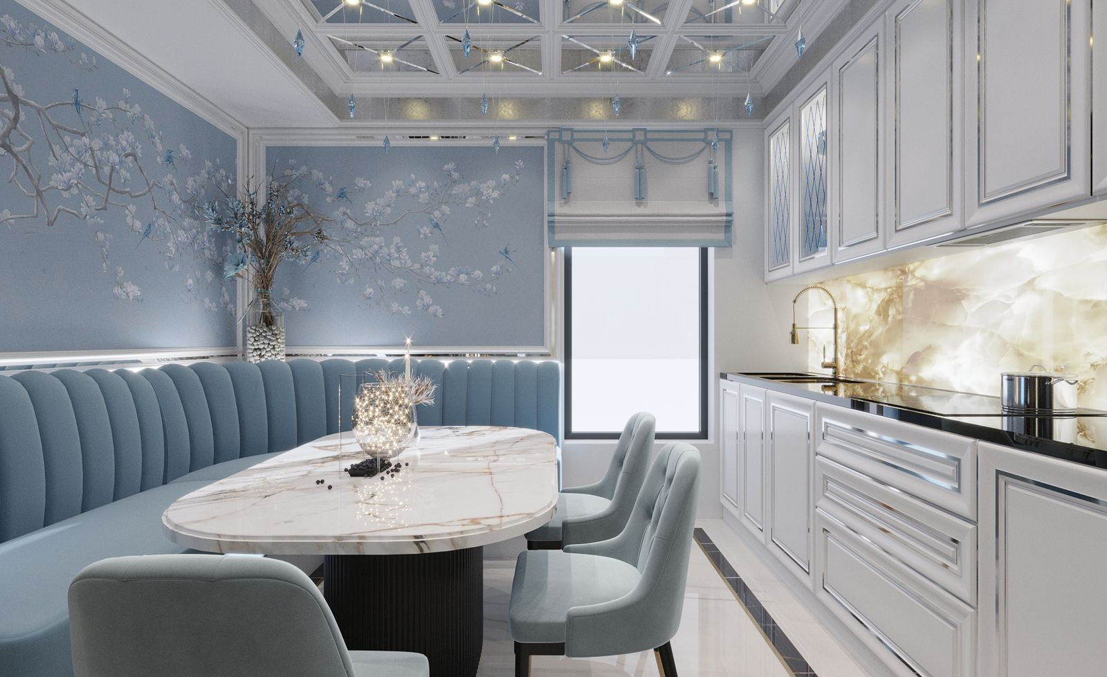 House Design in Pastel Shades