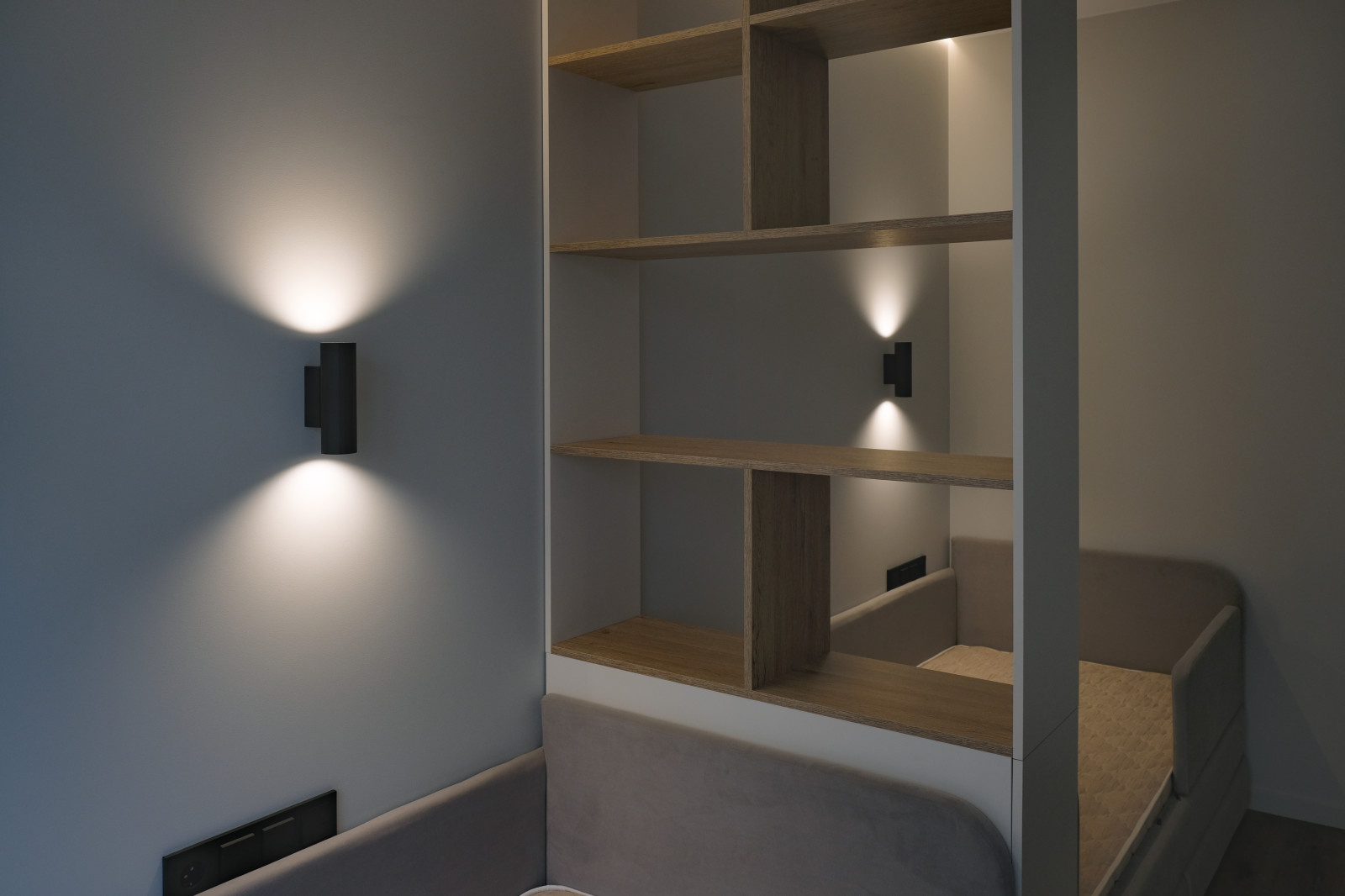 Квартира с дизайнерским ремонтом и освещением