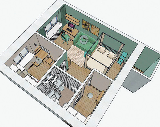 Однокомнатная квартира 32 кв.м. в хрущевке