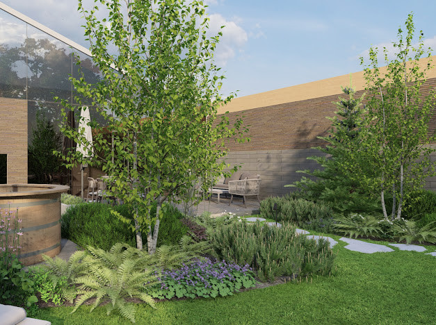 Банный комплекс в Лужниках, дворики