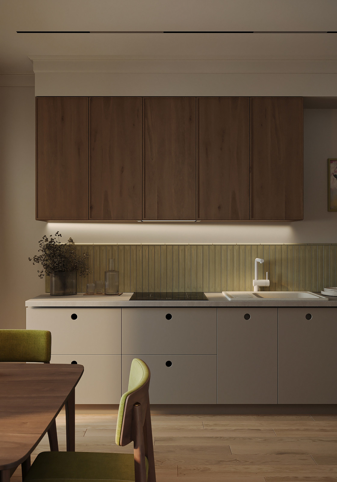 Вид на кухню