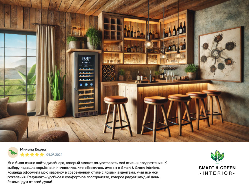 Обложка проекта: Дом в стиле Рустика с умными технологиями