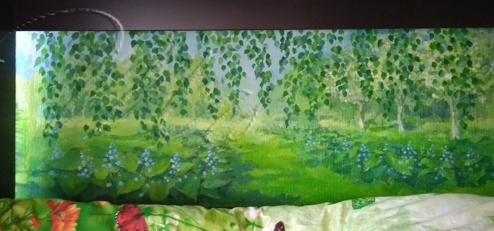 Роспись стен в детской семьи Макарских