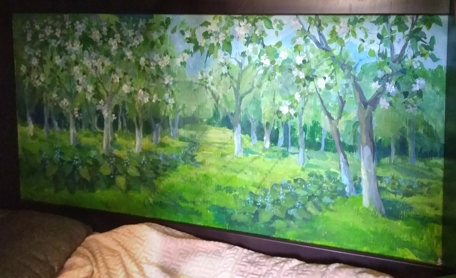 Роспись стен в детской семьи Макарских