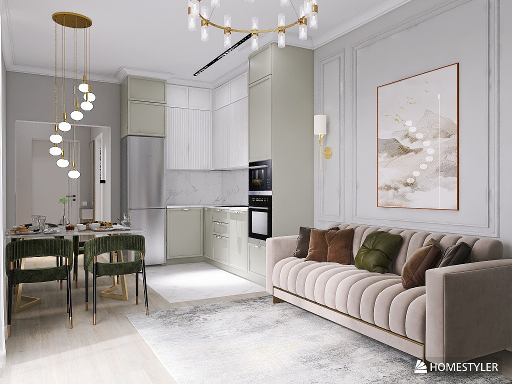 Квартира в стиле Неоклассика