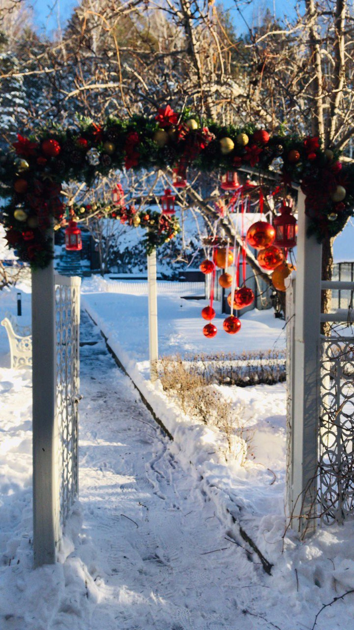 Зимний декор