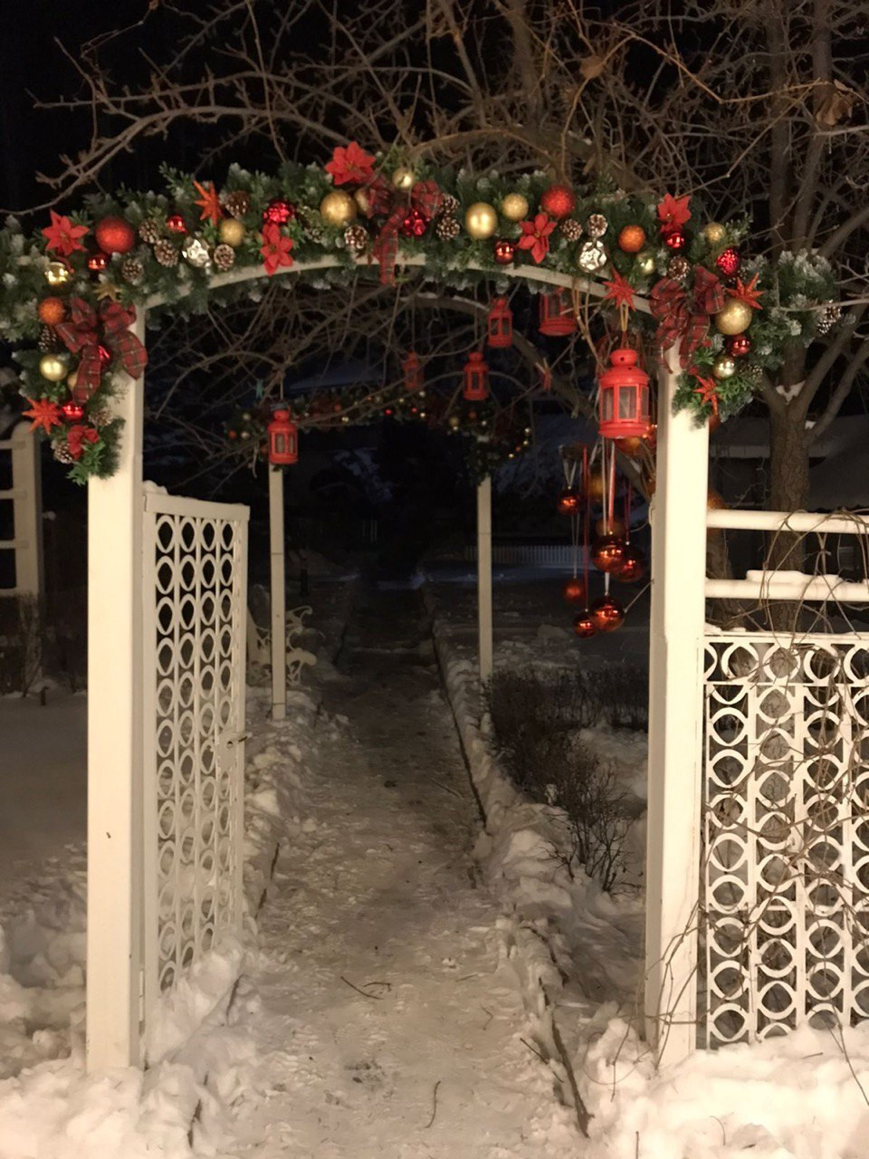 Зимний декор