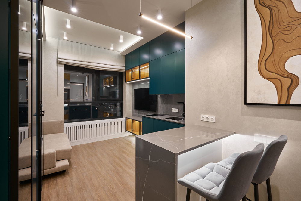 Евро 2к квартира 33,5 кв/м в ЖК «LEVEL», г.Москва