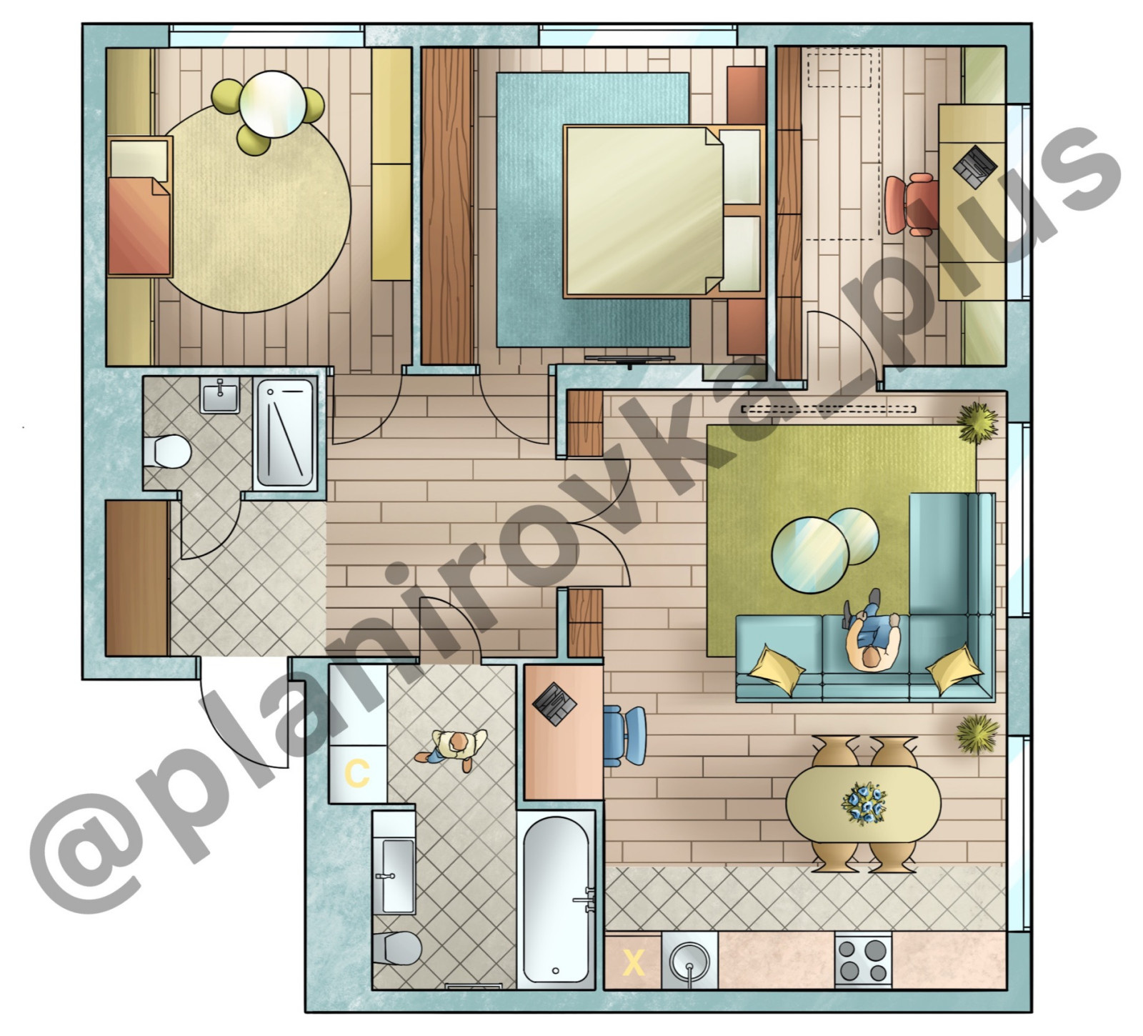 Планировки и проект ТУРБОПЛАН