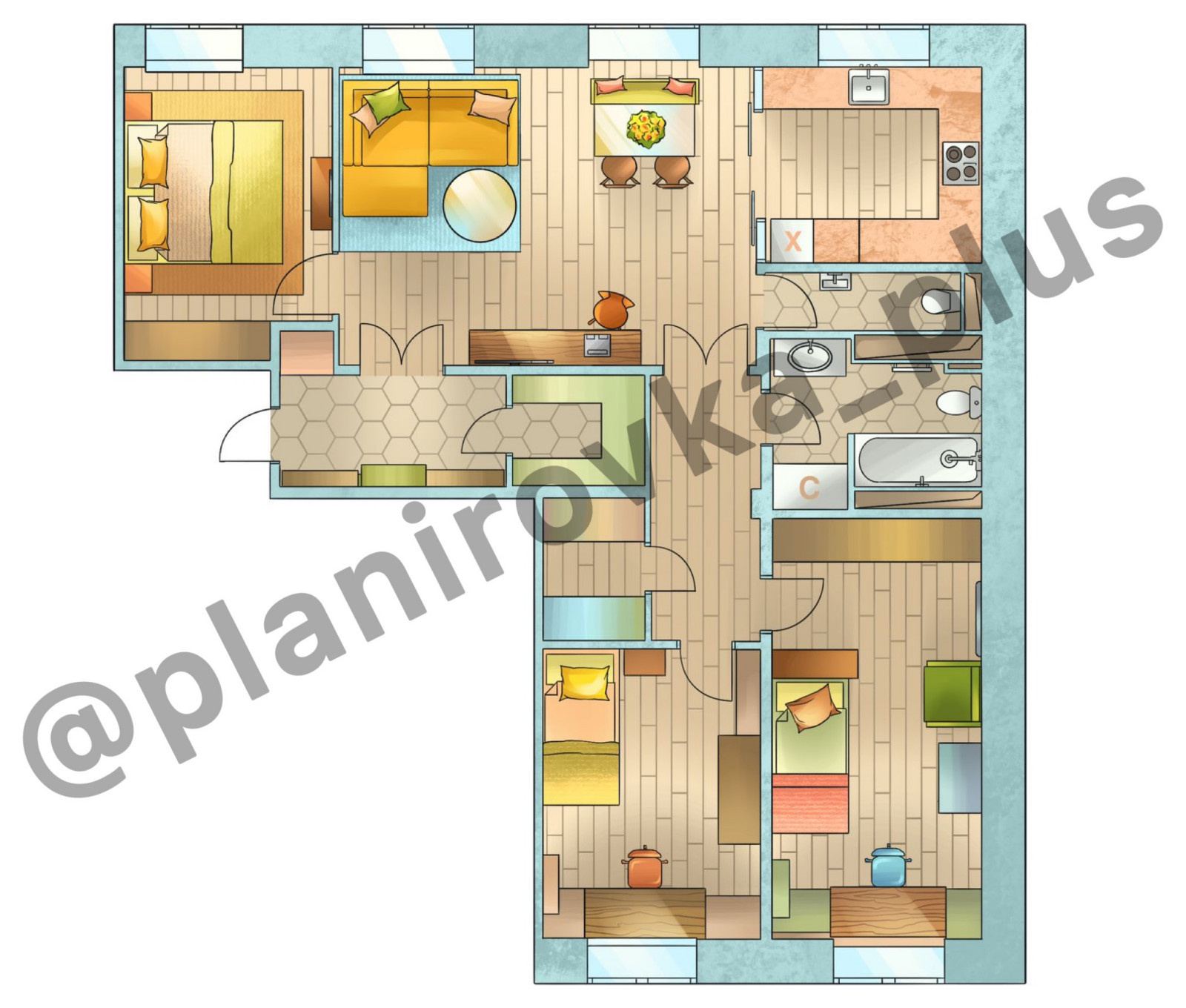 Планировки и проект ТУРБОПЛАН