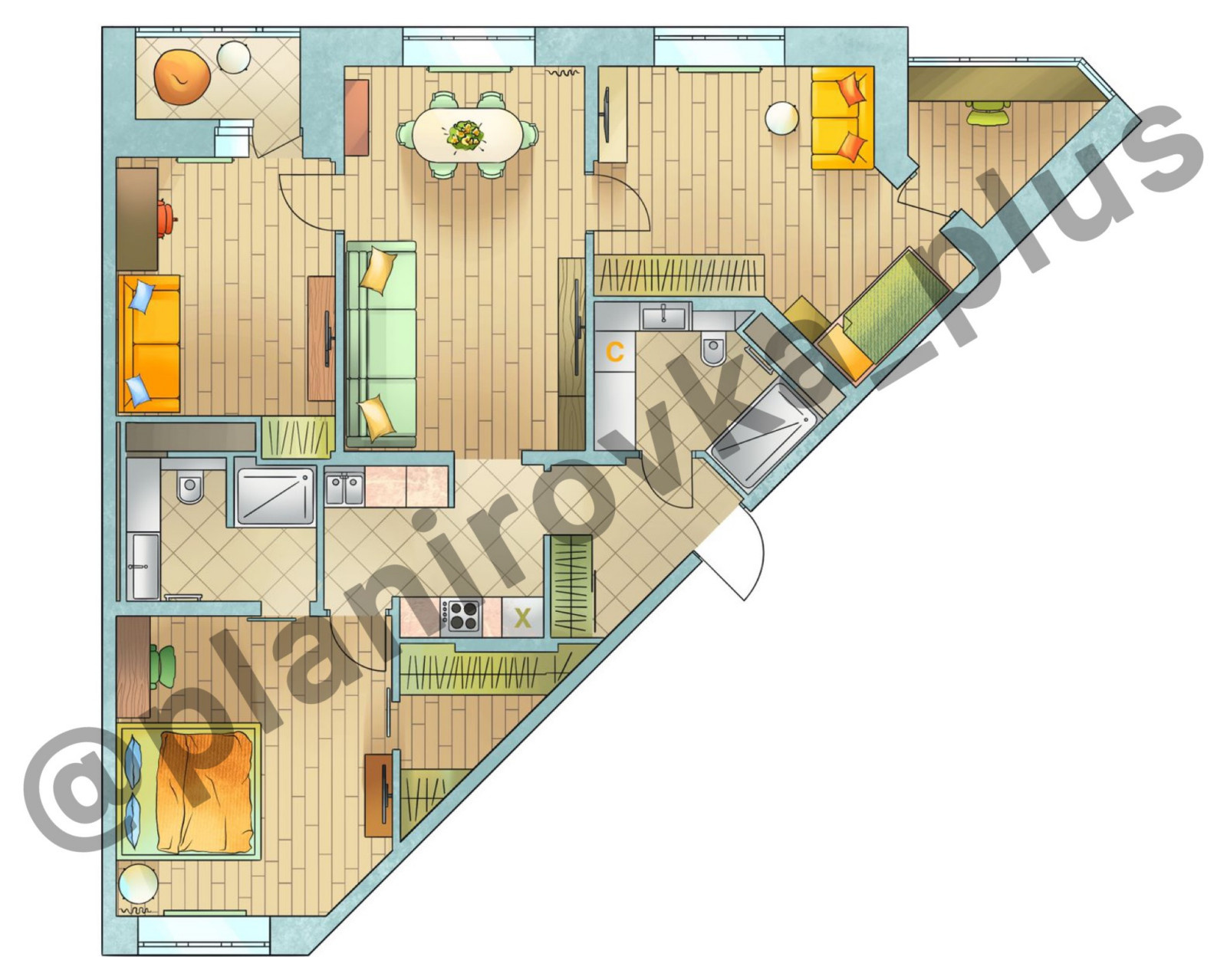 Планировки и проект ТУРБОПЛАН
