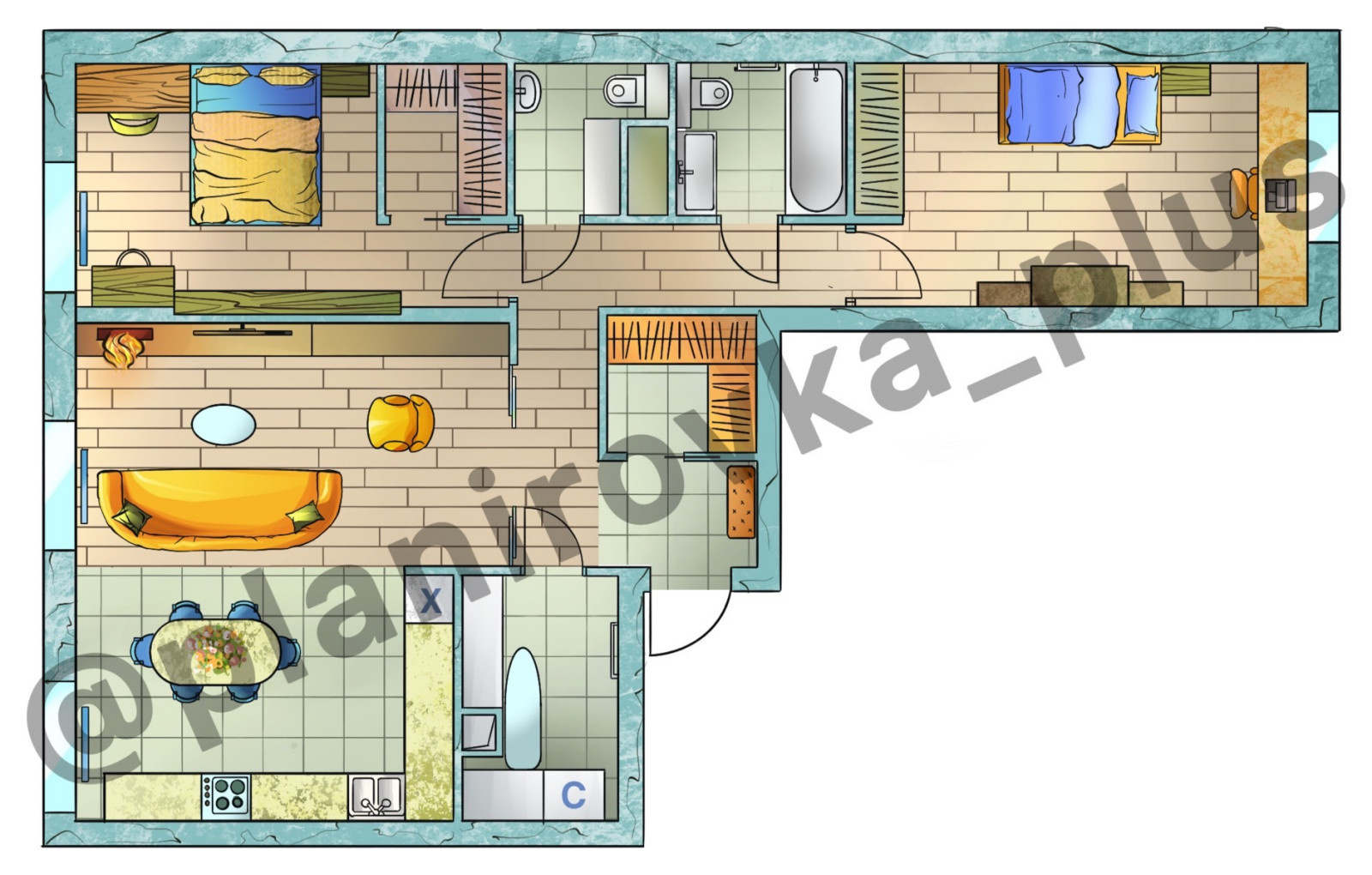 Планировки и проект ТУРБОПЛАН