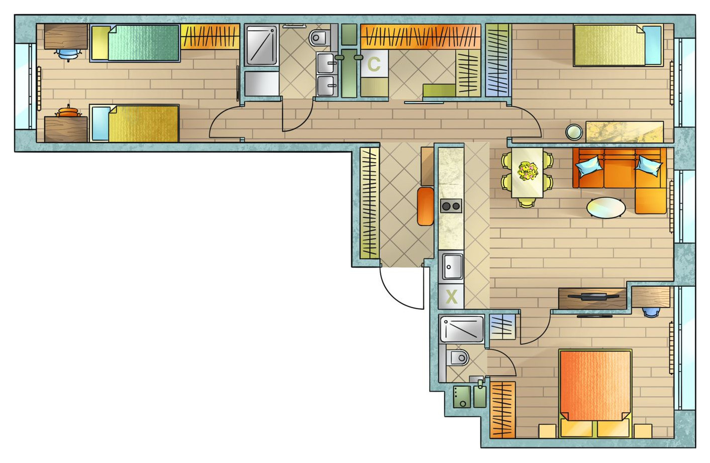Планировки и проект ТУРБОПЛАН