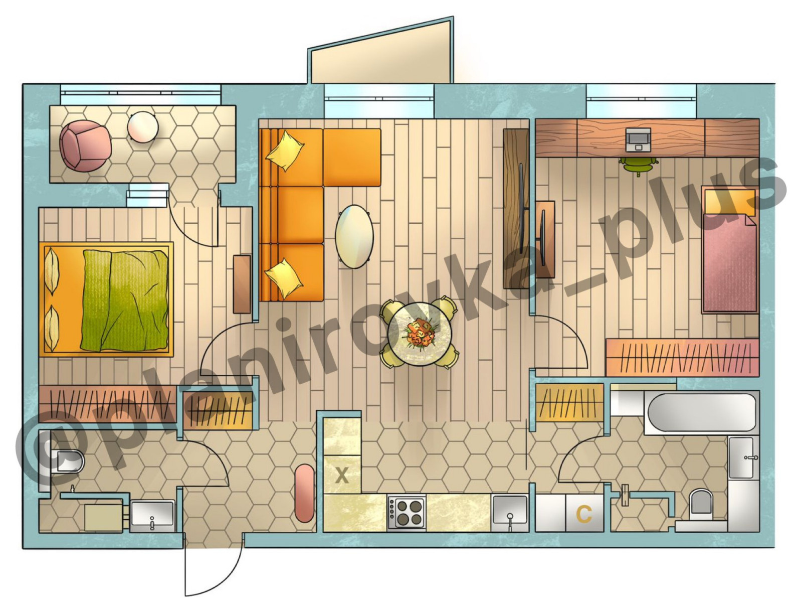 Планировки и проект ТУРБОПЛАН