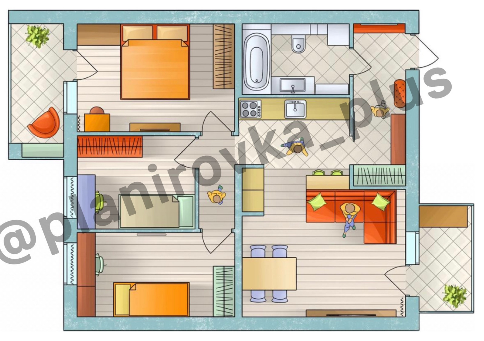 Планировки и проект ТУРБОПЛАН
