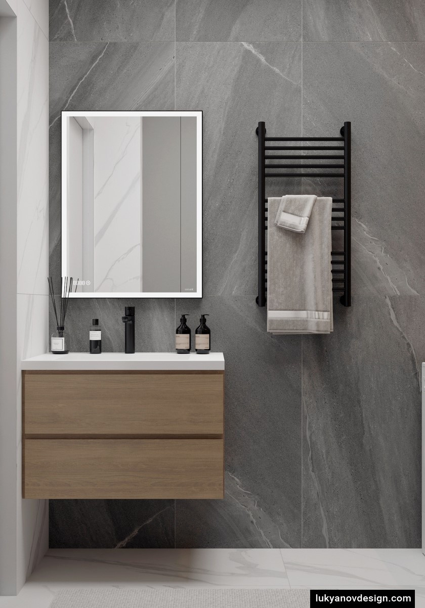 Квартира в ЖК Крылья, Москвадизайн ванной комнаты