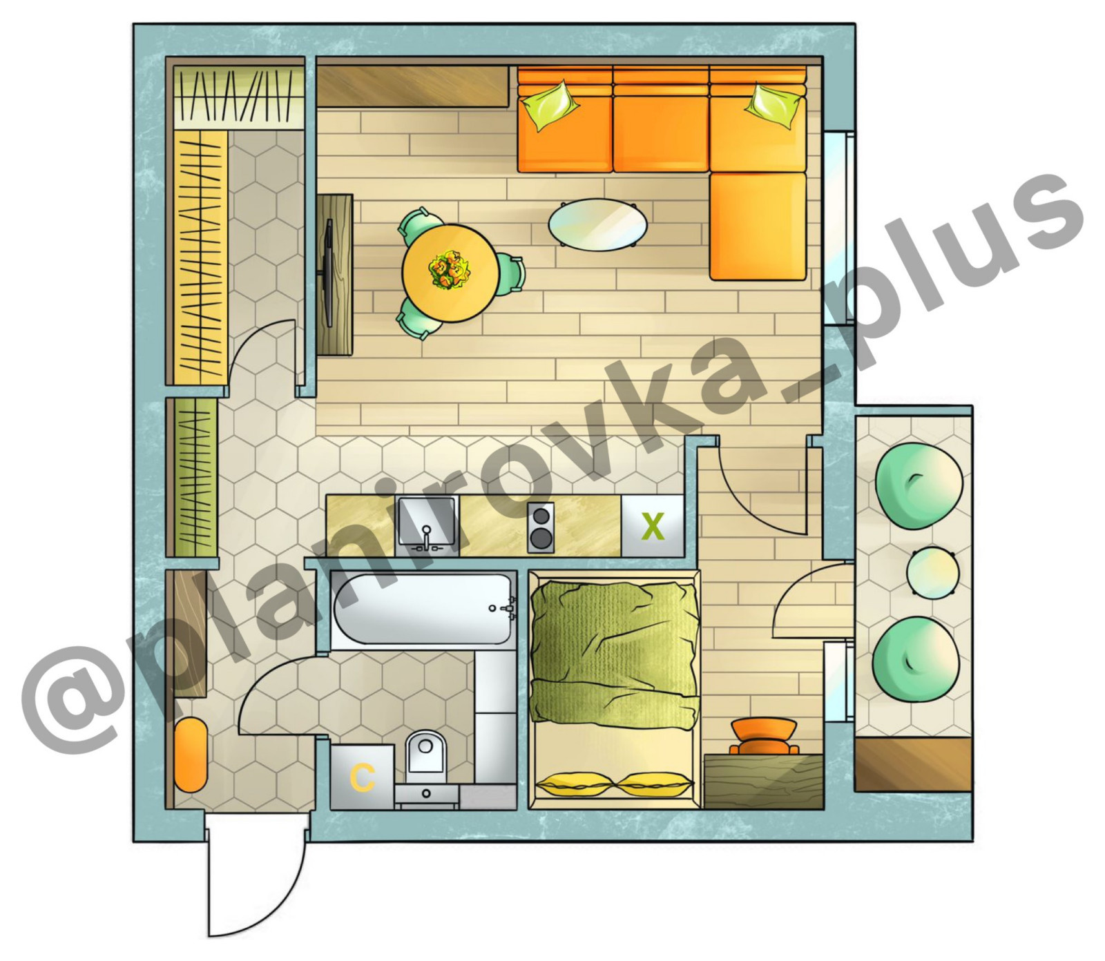 Обложка проекта: Планировки и проект ТУРБОПЛАН