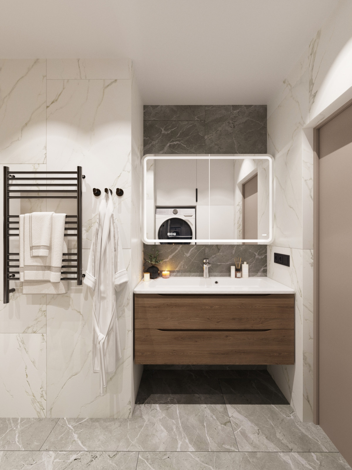 Дизайн-проект 4х комнатной квартиры 81 м2 для многодетной семьи