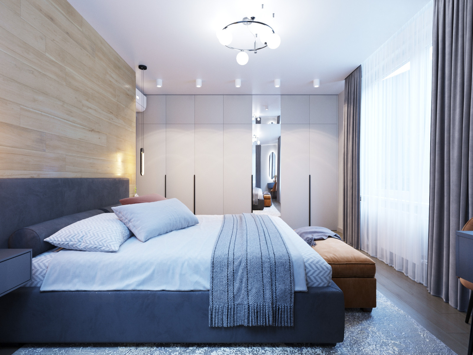 Дизайн-проект 4х комнатной квартиры 81 м2 для многодетной семьи