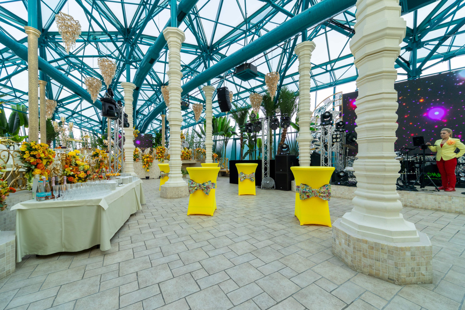Интерьерная фотосъёмка для зала торжеств Sky Hall