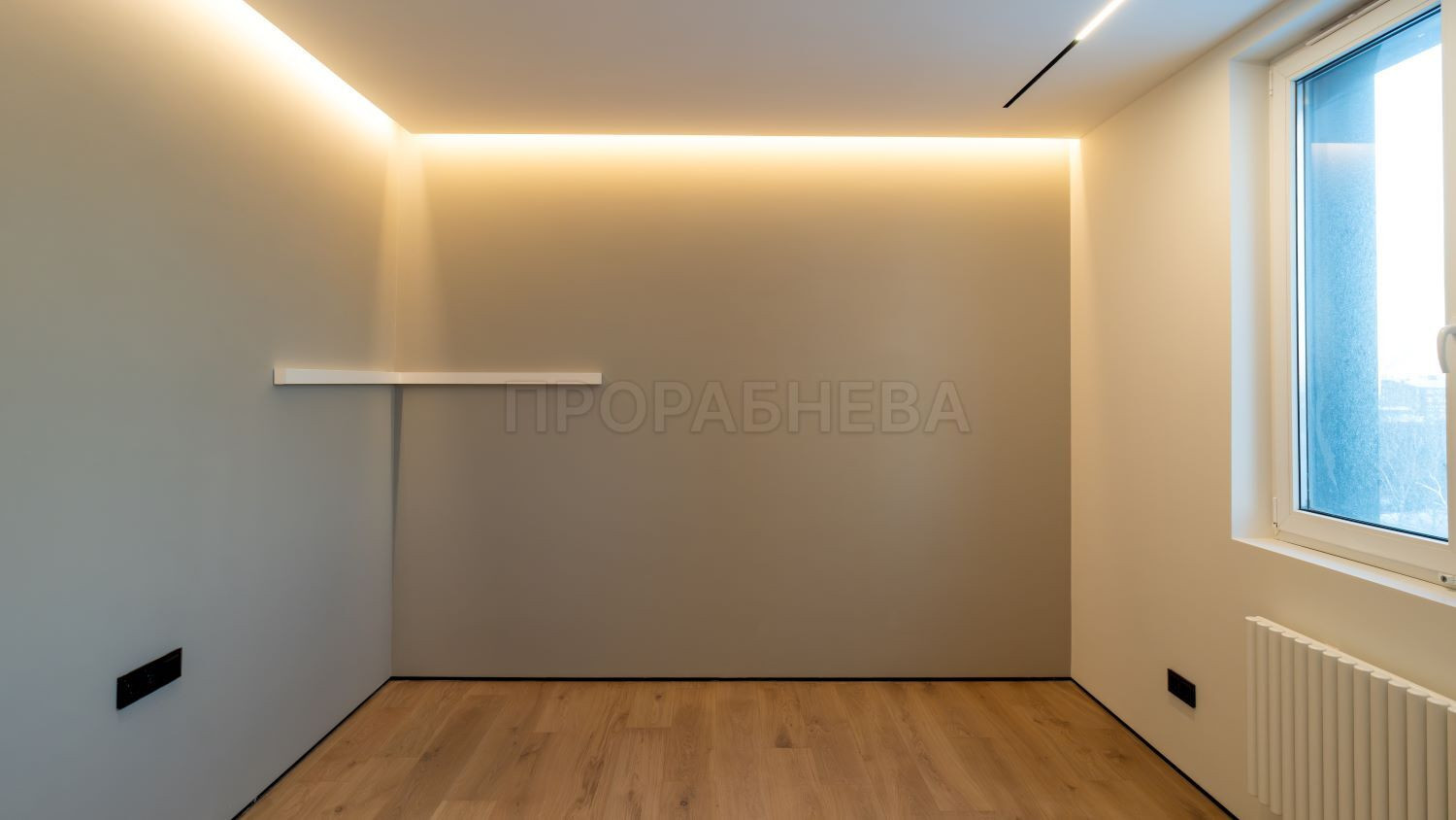 Ремонт квартиры в стиле минимализм (95 м²)