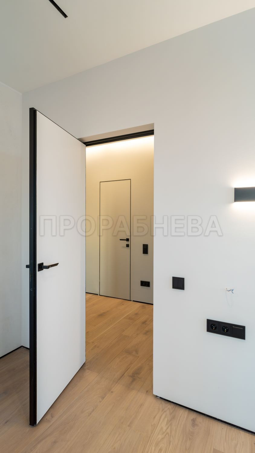Ремонт квартиры в стиле минимализм (95 м²)