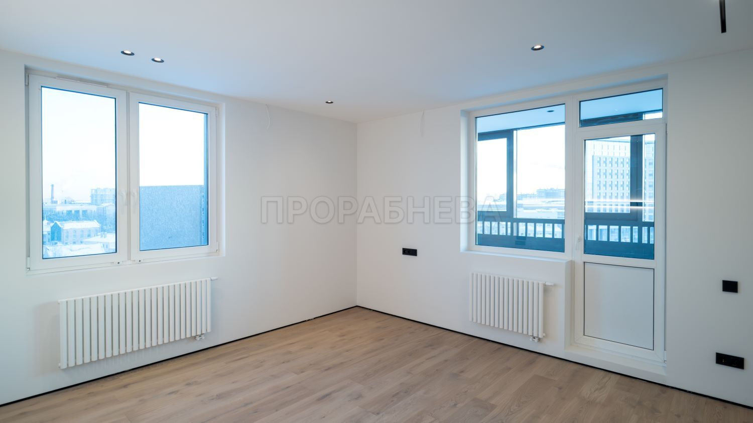 Ремонт квартиры в стиле минимализм (95 м²)