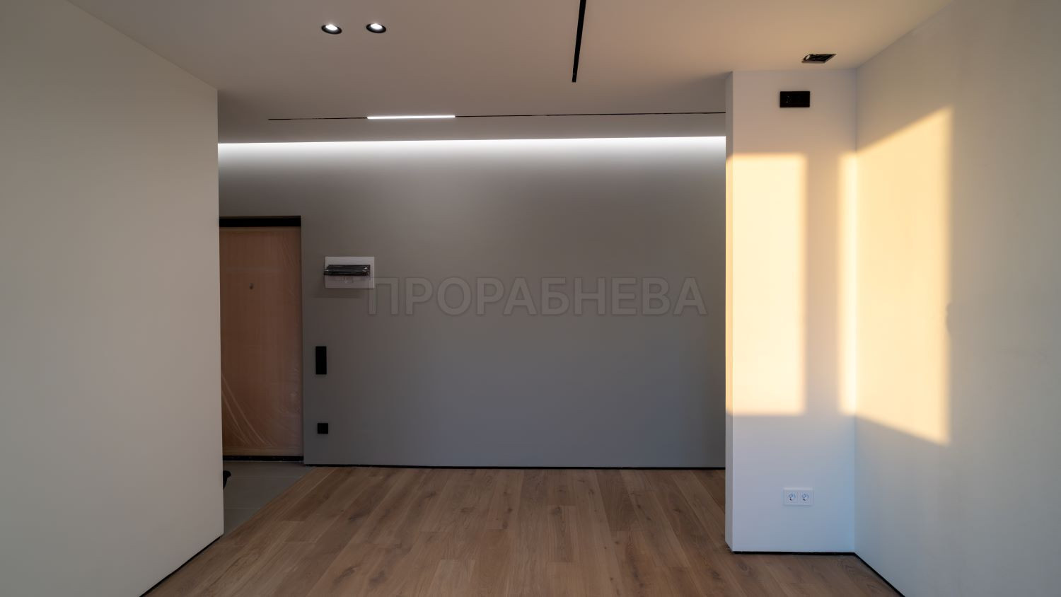 Ремонт квартиры в стиле минимализм (95 м²)