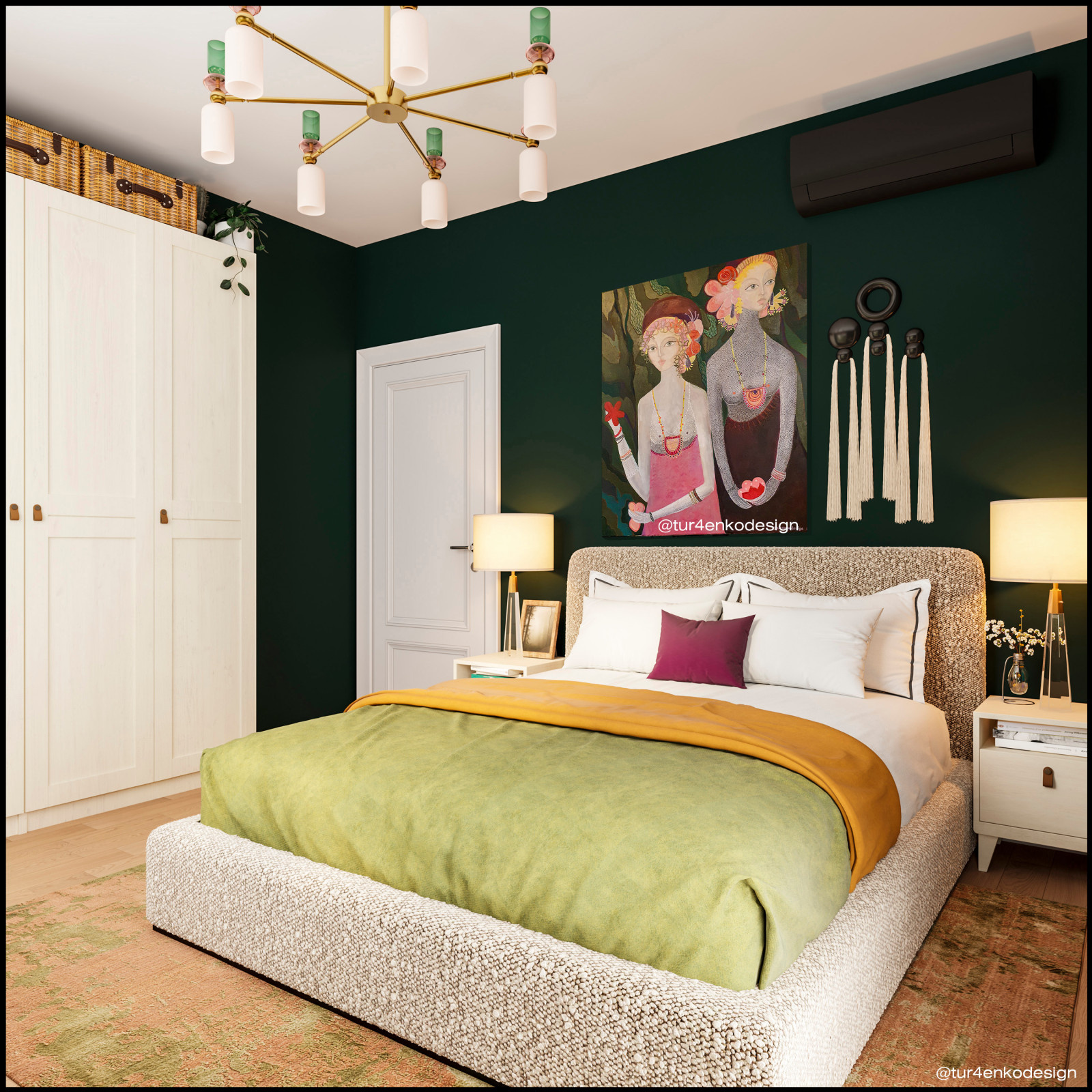 Дизайн 3хкомнатной квартиры в ЖК "Лесопарковый"