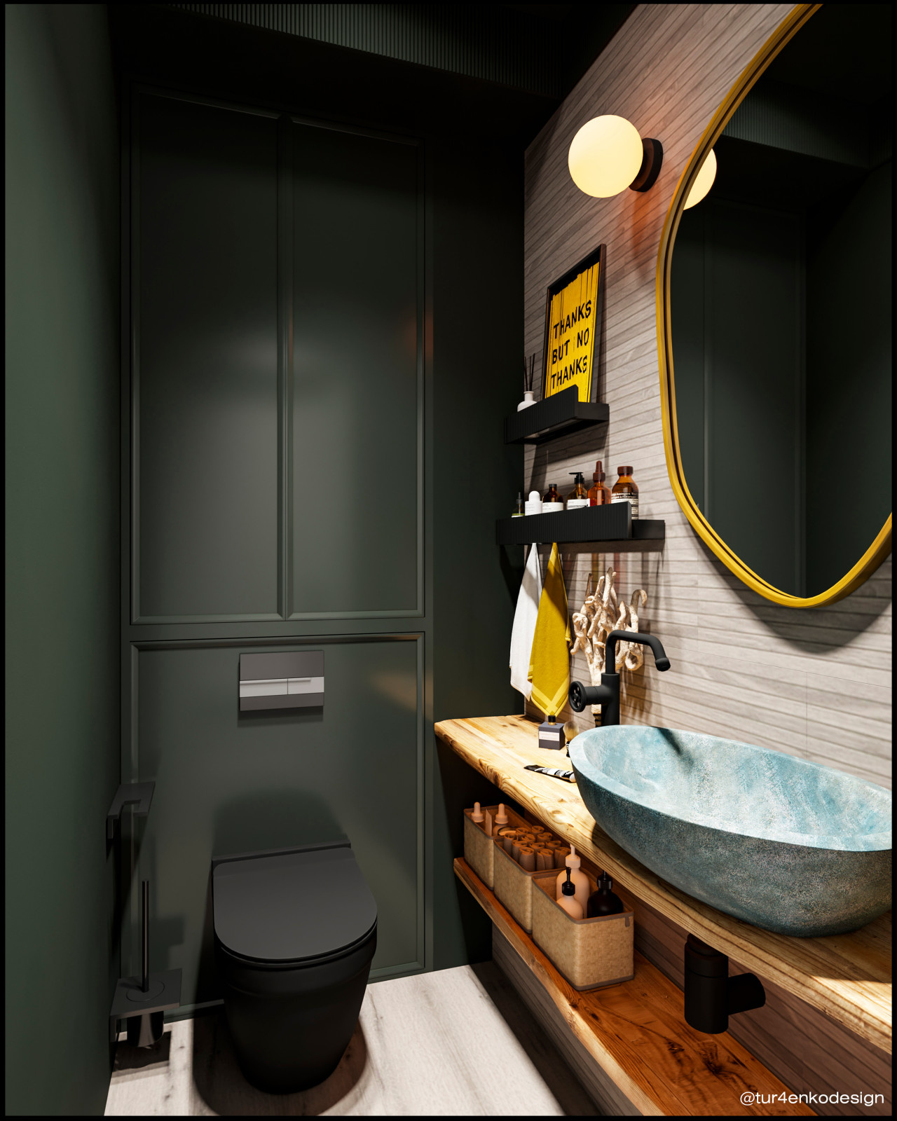 Дизайн 3хкомнатной квартиры в ЖК "Лесопарковый"