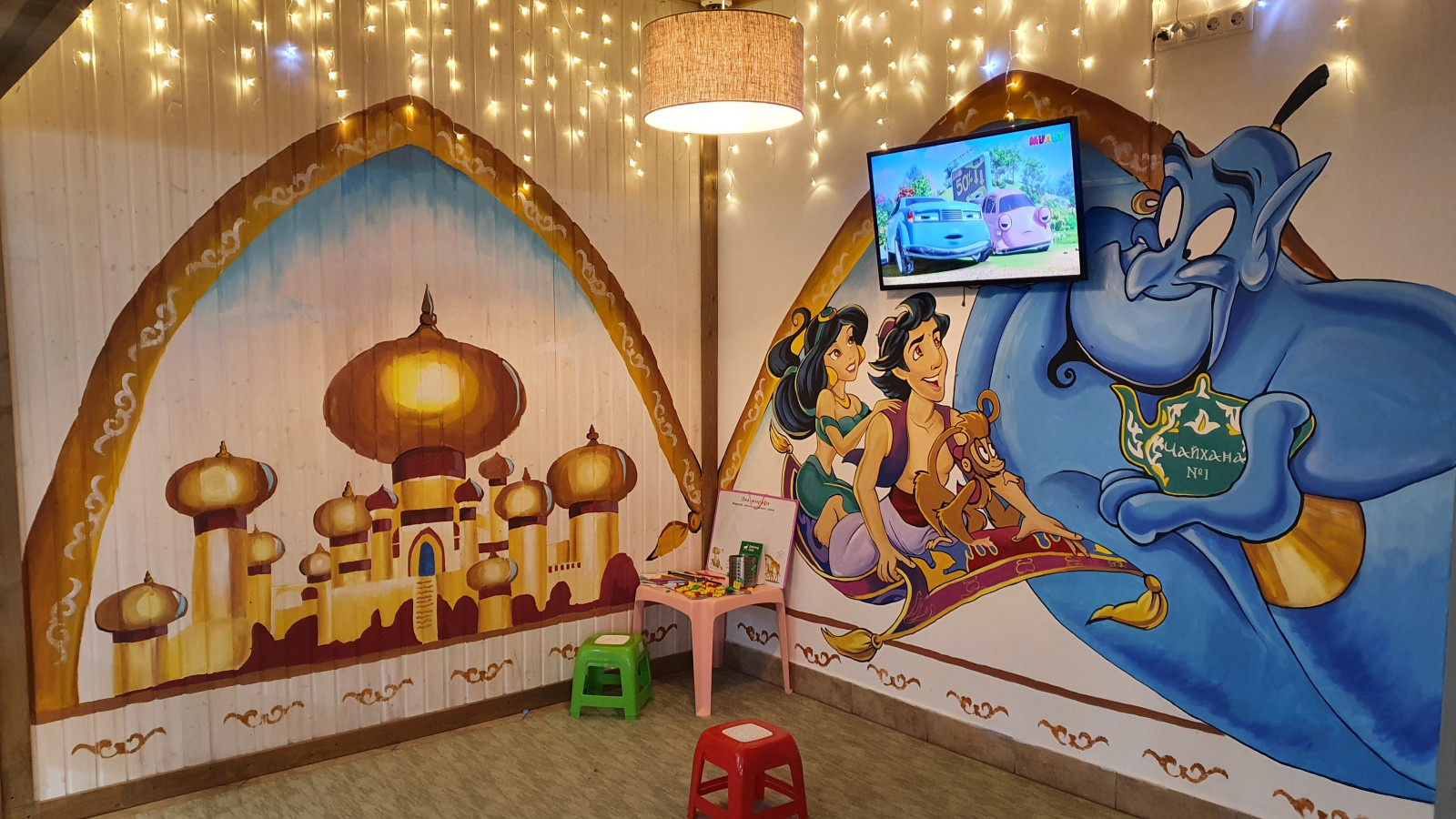 роспись стен в "Чайхана №1"