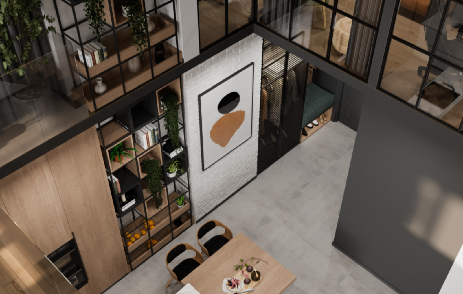 Дизайн двухуровневой квартиры в Ростове-на-Дону