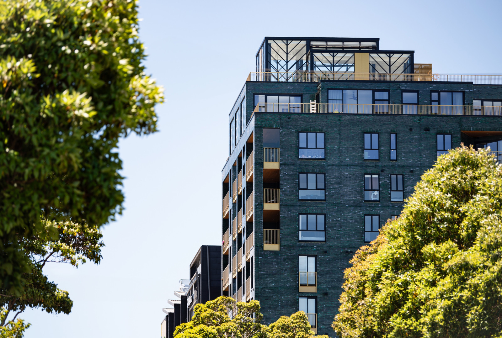 The Greenhouse luxury apartment building exterior