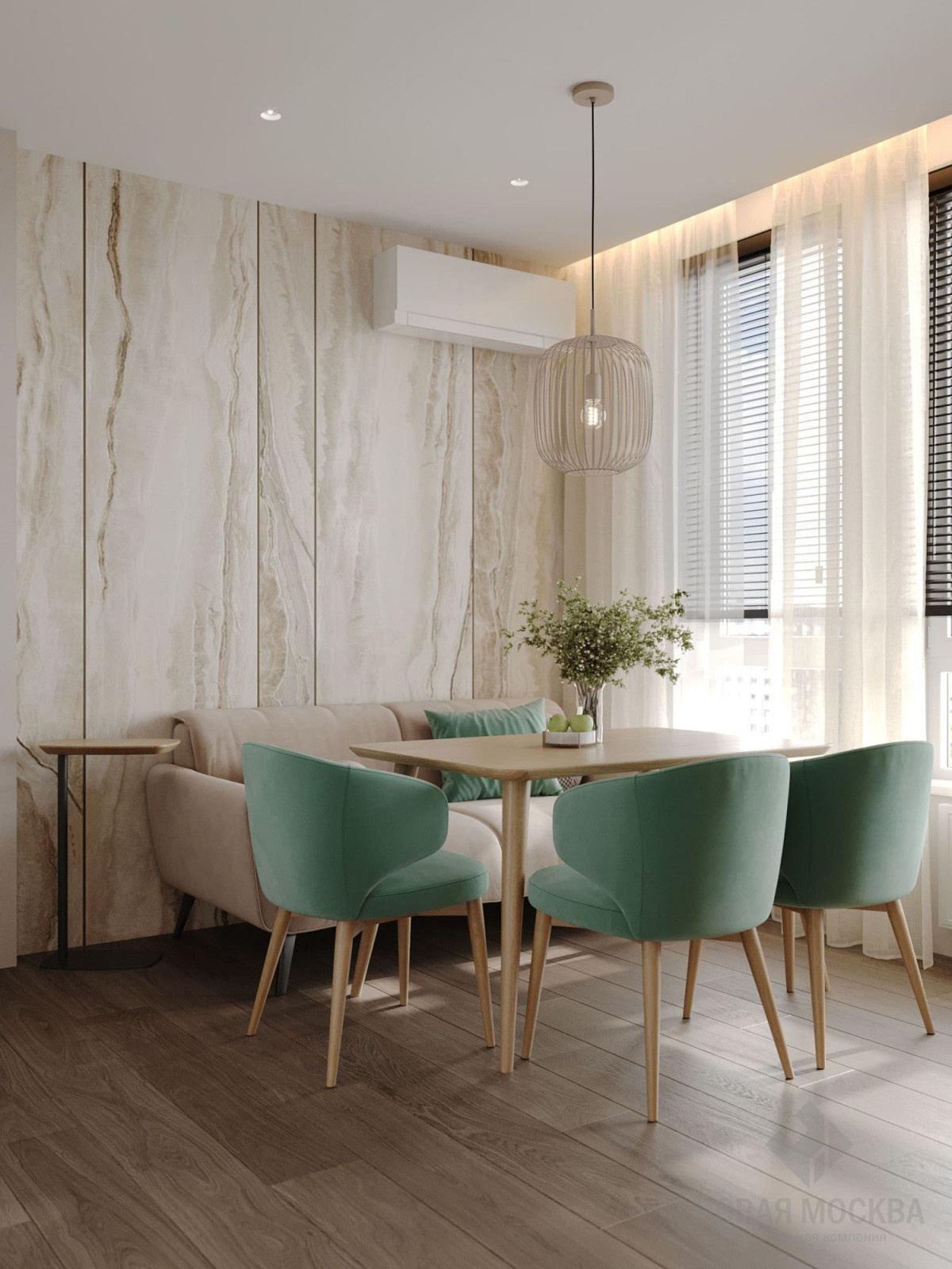 Дизайн двухкомнатной квартиры по адресу: улица Василия Аксенова, дом 2