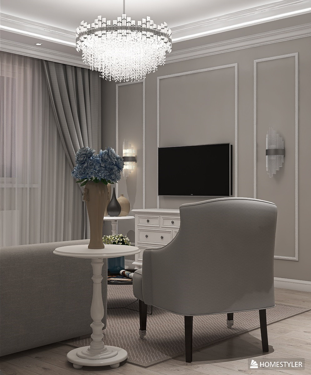 Гостиная в стиле Неоклассика