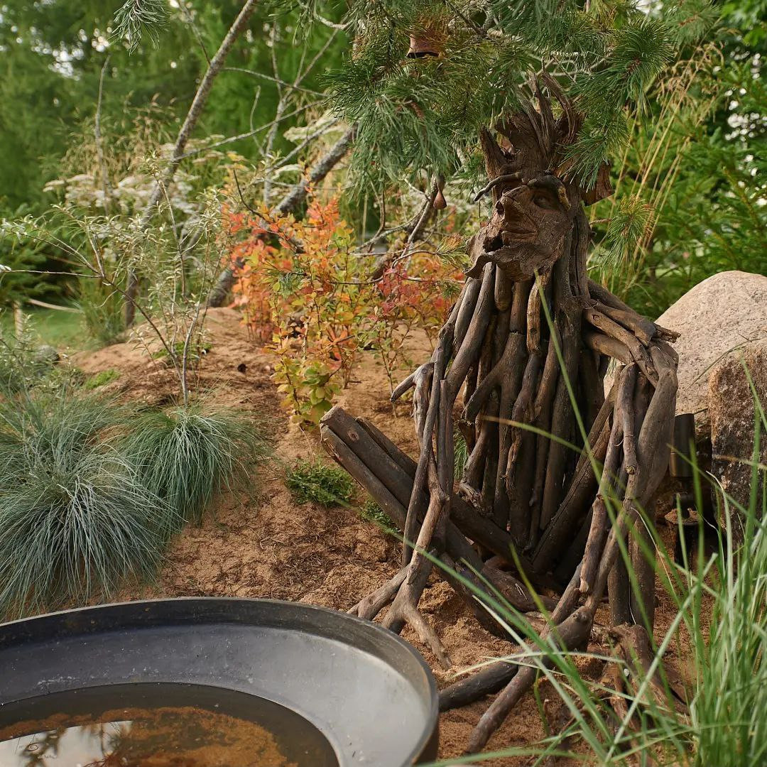 Выставочный сад о Куршской косе на фестивале садов в Царицыне "Дом Воды и Ветра"