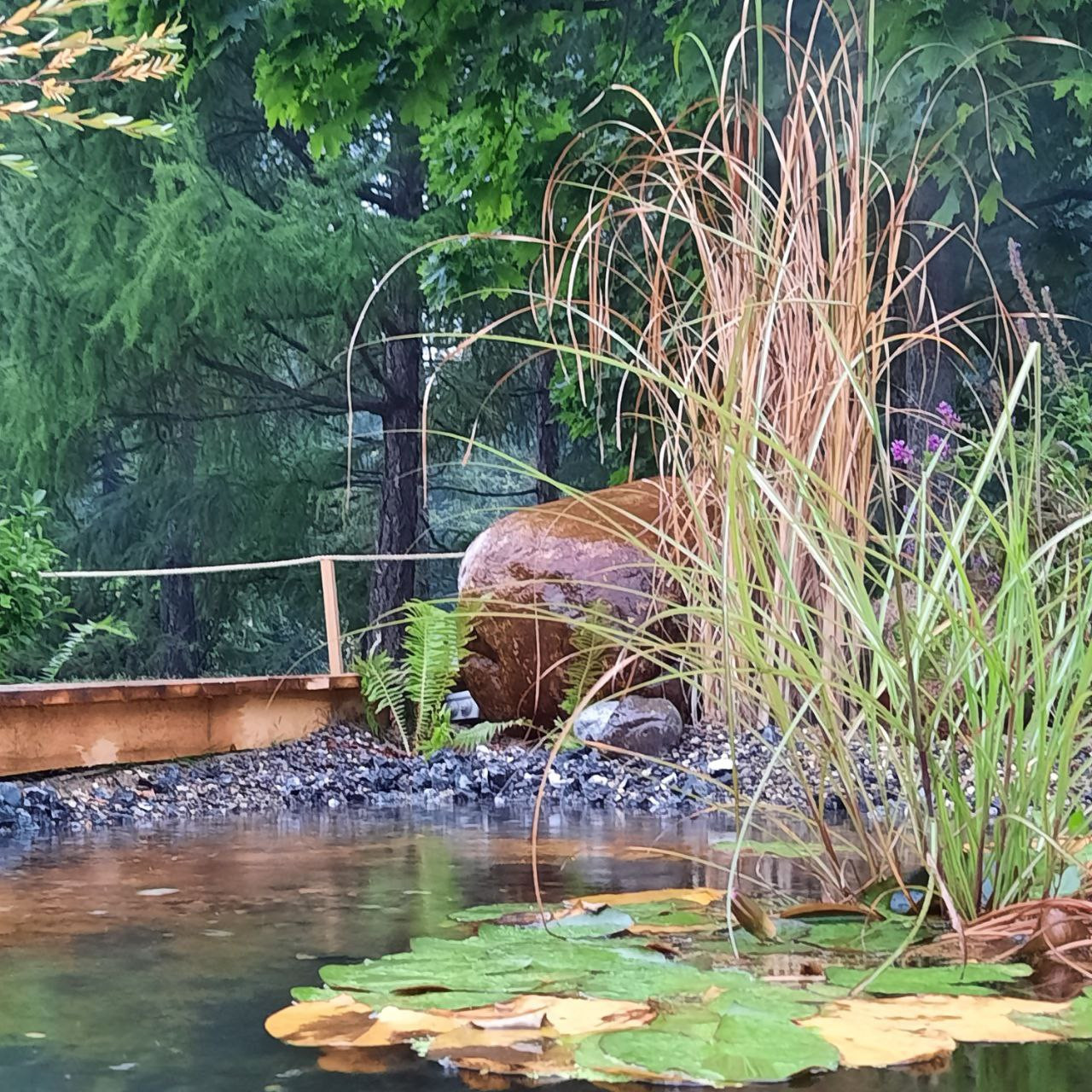 Выставочный сад о Куршской косе на фестивале садов в Царицыне "Дом Воды и Ветра"