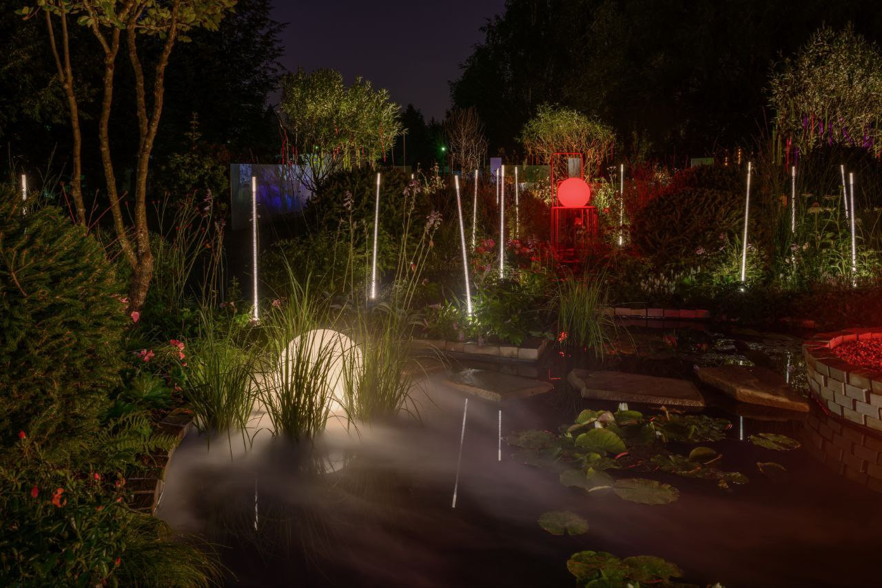 Выставочный сад на фестивале в Царицыне "Видение розы"