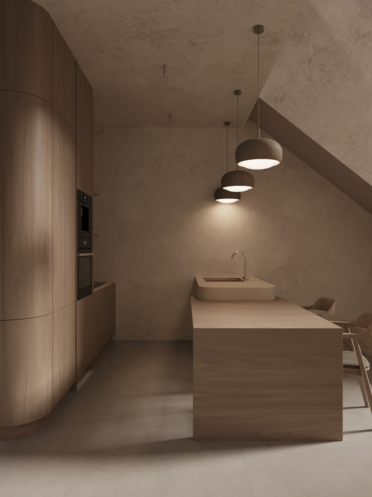 Двухуровневая вилла в современном стиле