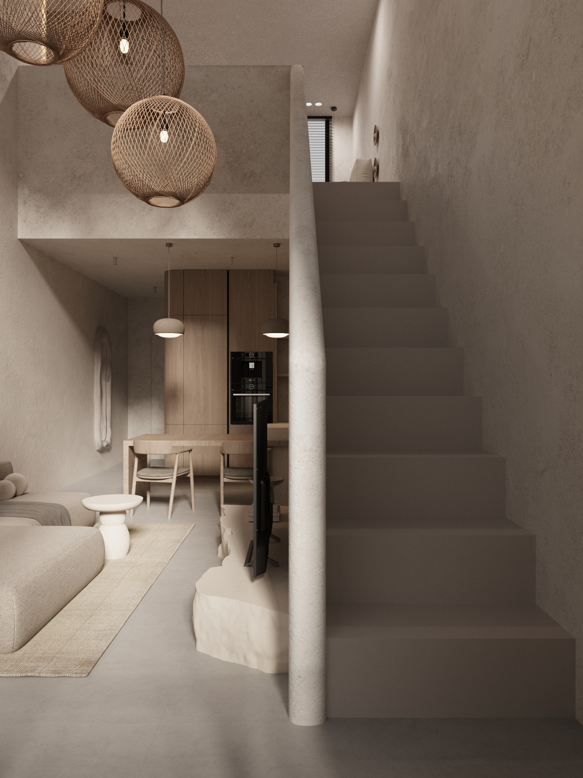 Двухуровневая вилла в современном стиле