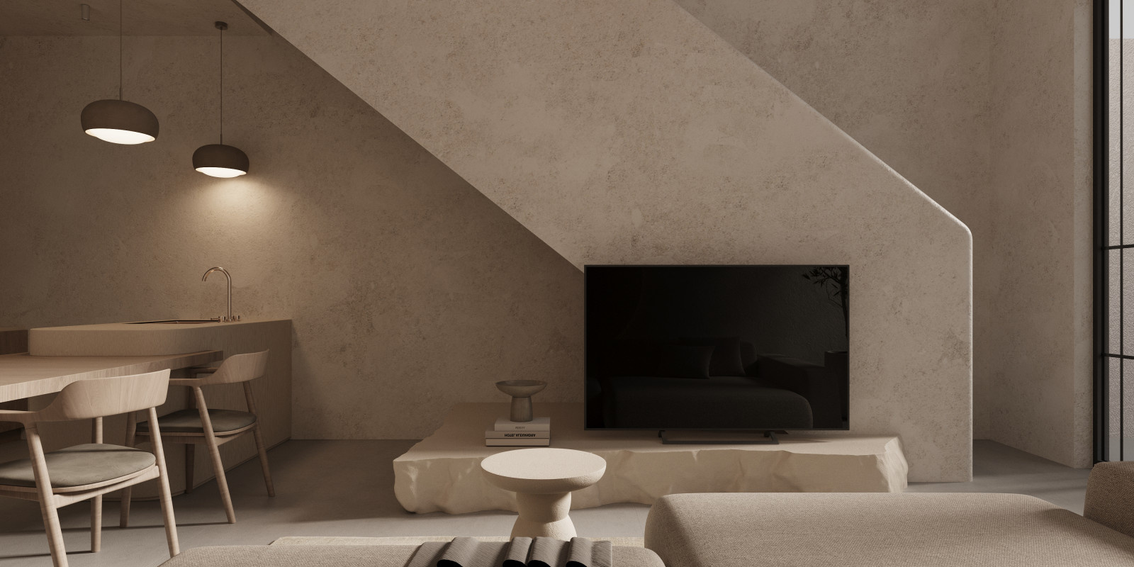 Двухуровневая вилла в современном стиле